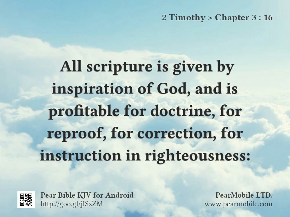 2 Timothy, Chapter 3:16